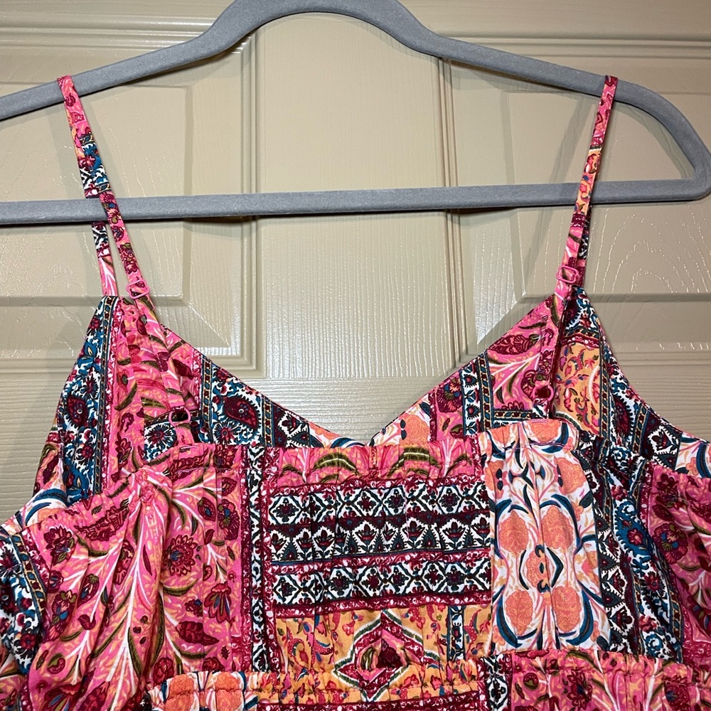 Old Navy Colorful Patterned Midi Dress - Picture 10 of 11